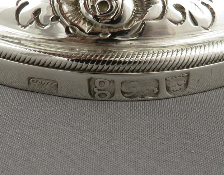 George III Rococo Silver Sugar Bowl - JH Tee Antiques