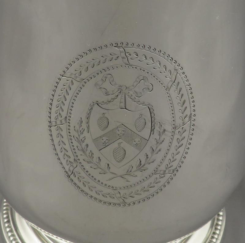 George III Silver Tankard - JH Tee Antiques