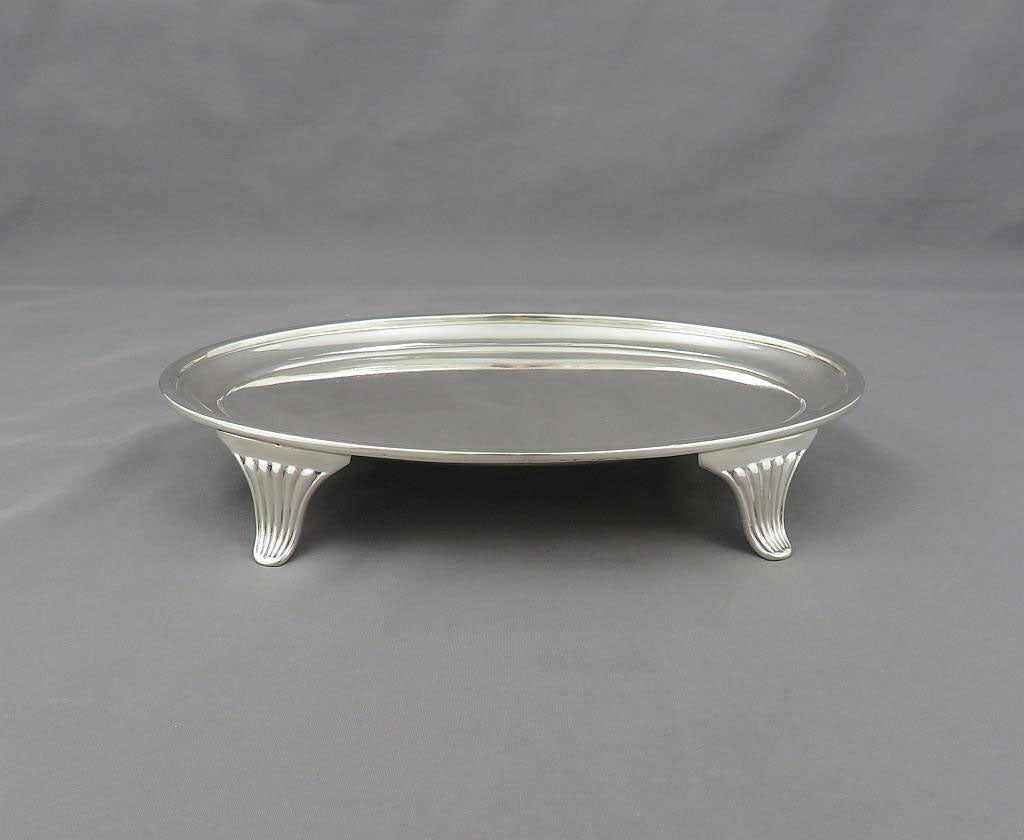 George III Silver Teapot and Stand - JH Tee Antiques