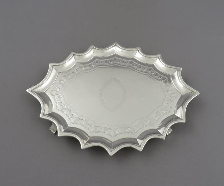 George III Silver Teapot and Stand - JH Tee Antiques