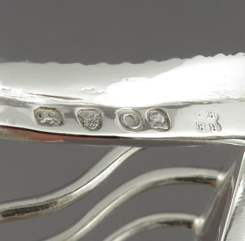 George III Sterling Silver Toast Rack - JH Tee Antiques