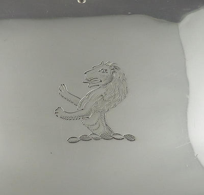 George III Sterling Silver Toasted Cheese Dish - JH Tee Antiques