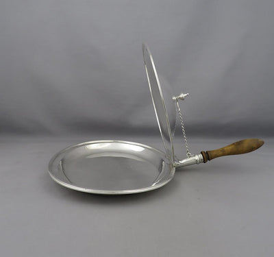 George III Sterling Silver Toasted Cheese Dish - JH Tee Antiques
