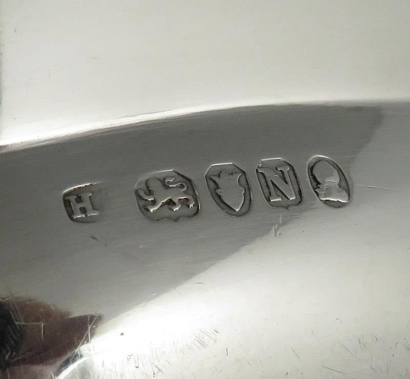 George III Sterling Silver Toasted Cheese Dish - JH Tee Antiques