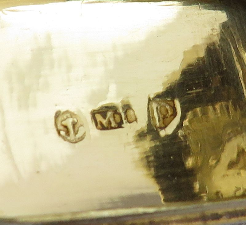 George III Sterling Silver Vinaigrette - JH Tee Antiques
