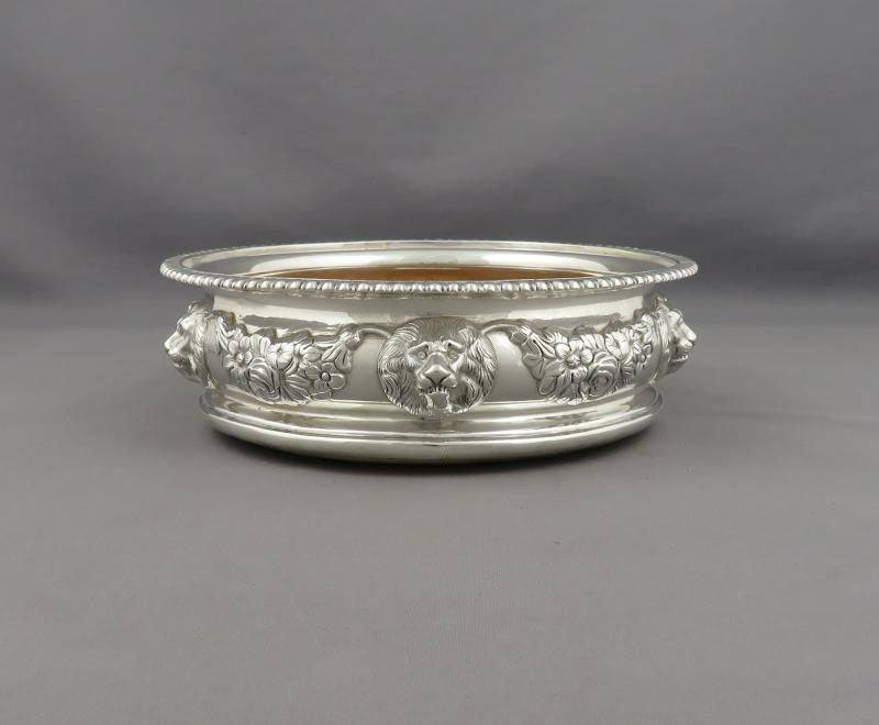 George III Sterling Silver Wine Coasters - JH Tee Antiques