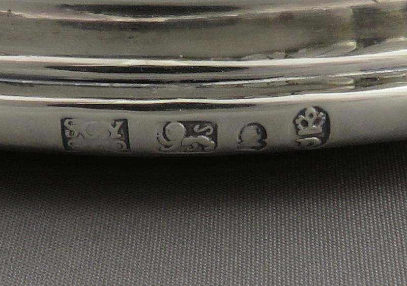 George III Sterling Silver Wine Coasters - JH Tee Antiques
