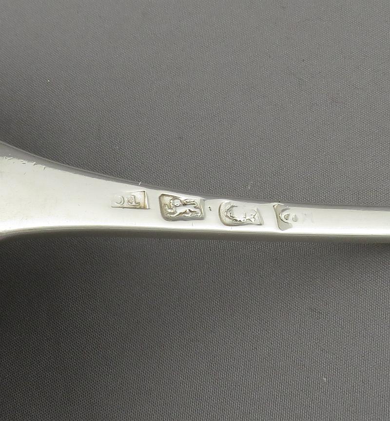 George III Silver Soup Ladle - JH Tee Antiques