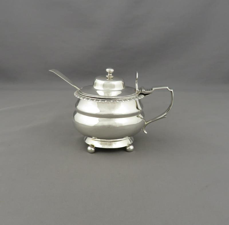 George IV Silver Mustard Pot - JH Tee Antiques