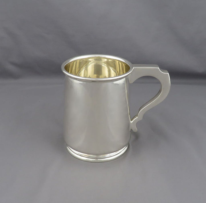English Silver Pint Mug - JH Tee Antiques