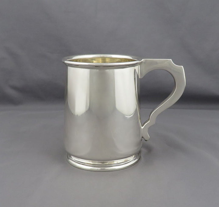 English Silver Pint Mug - JH Tee Antiques