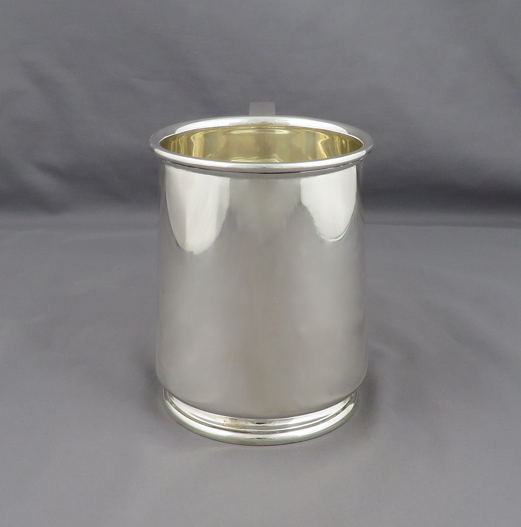 English Silver Pint Mug - JH Tee Antiques