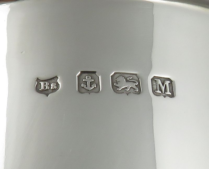 English Silver Pint Mug - JH Tee Antiques