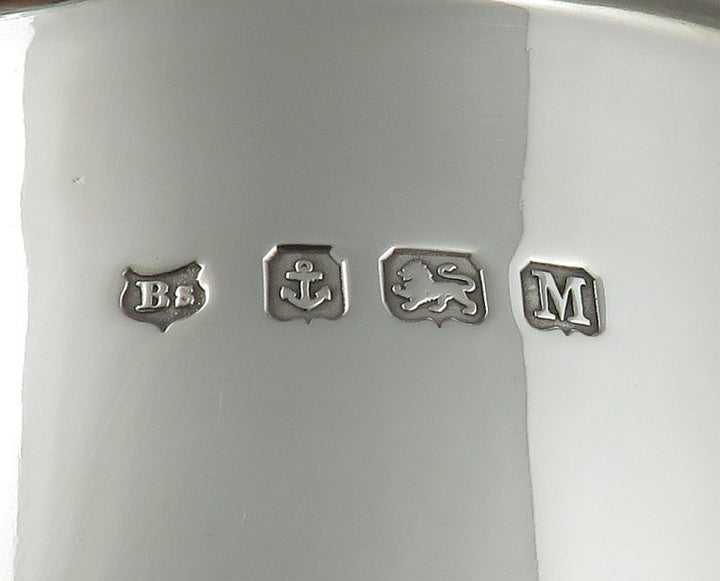 English Silver Pint Mug - JH Tee Antiques