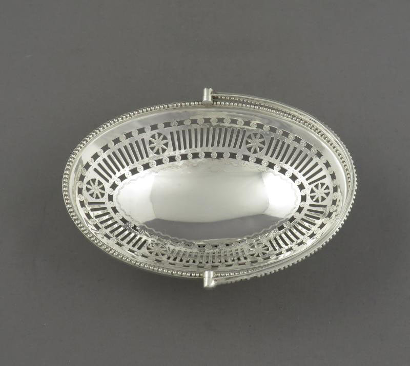 George V Silver Sweetmeat Dish - JH Tee Antiques
