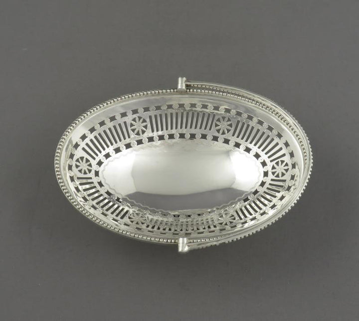 George V Silver Sweetmeat Dish - JH Tee Antiques