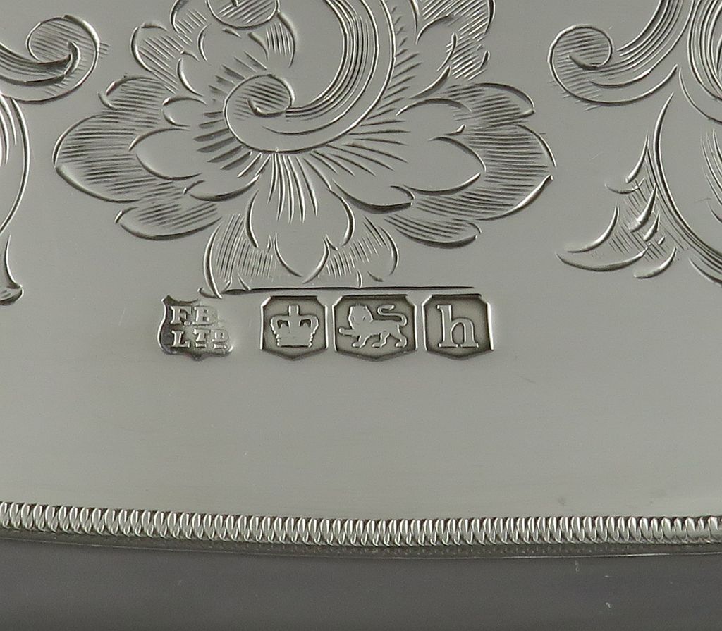 English Sterling Silver Tray