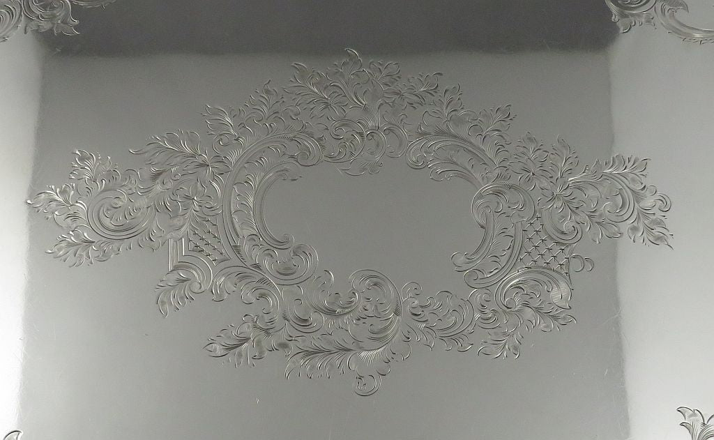 English Sterling Silver Tray