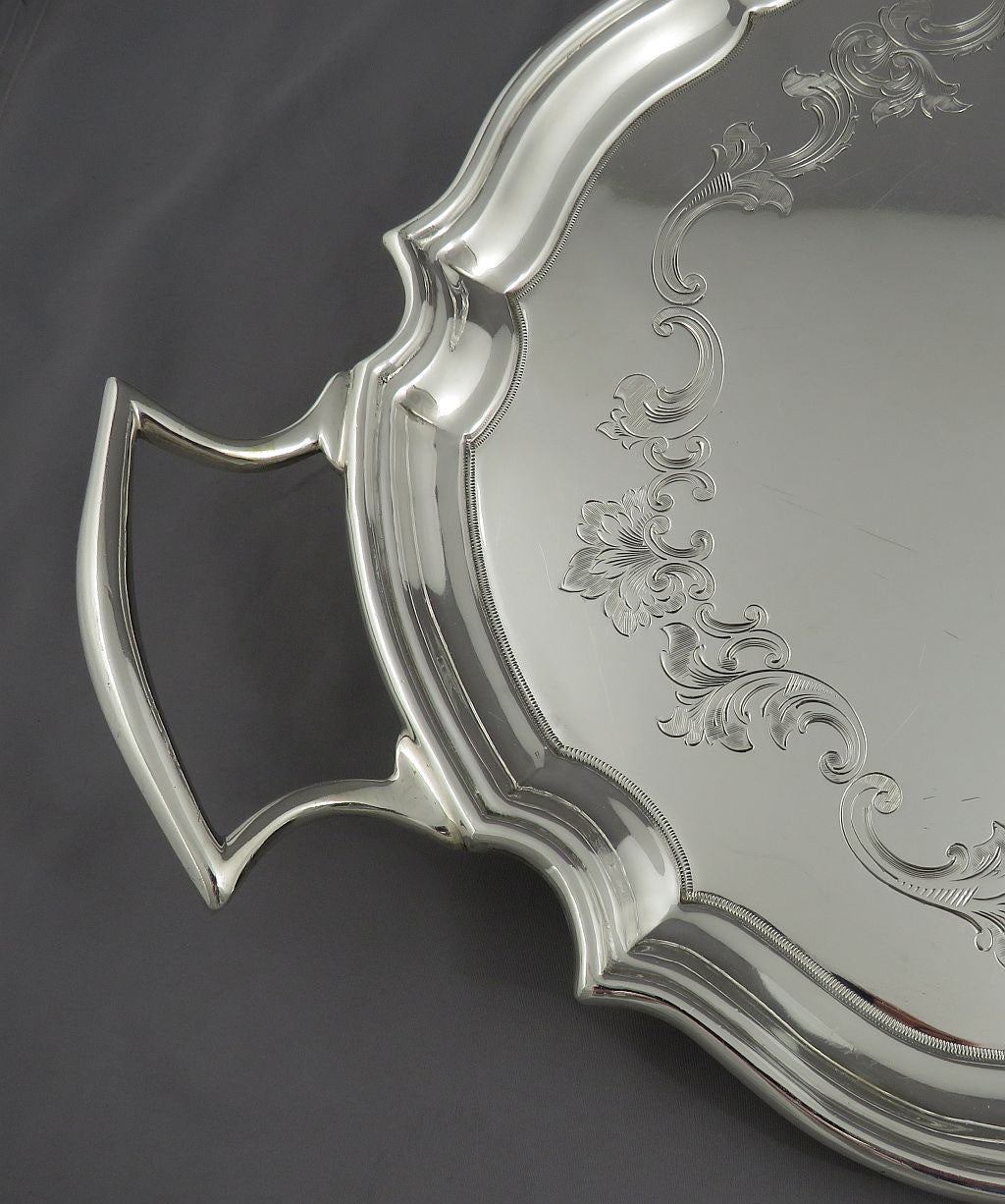 English Sterling Silver Tray