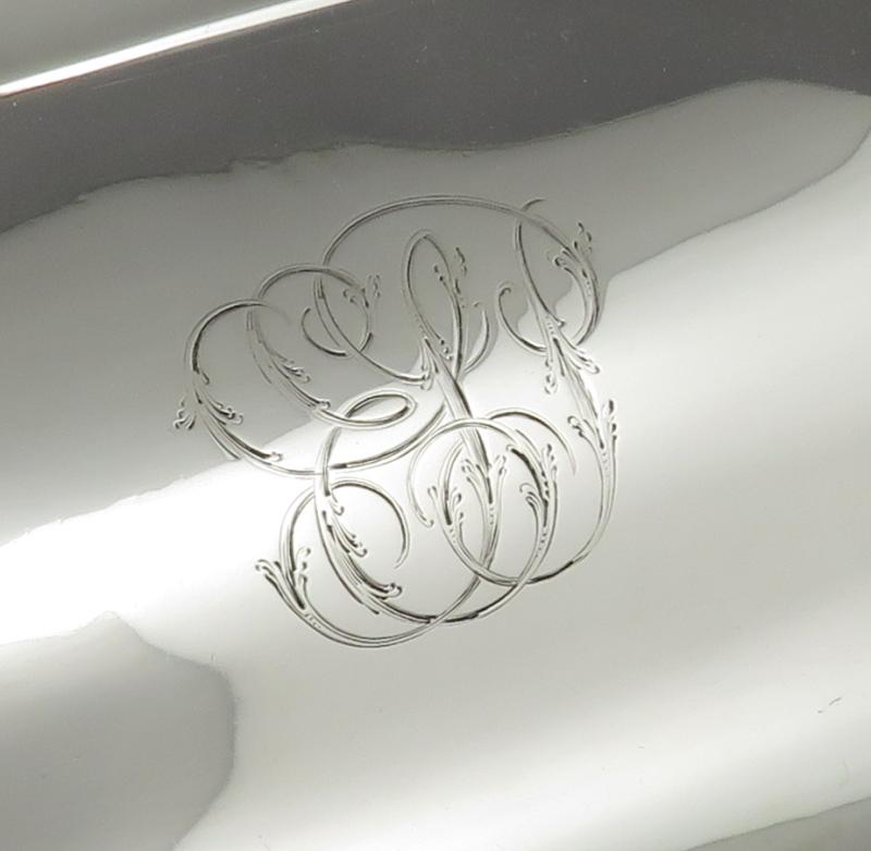 George III Sterling Silver Entree Dish - JH Tee Antiques