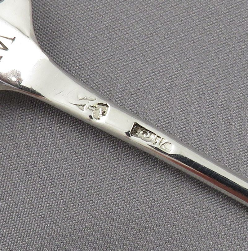 Georgian Silver Mote Spoon - JH Tee Antiques