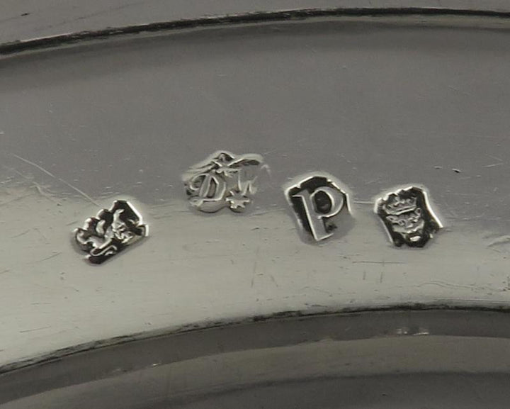 George II Sterling Silver Meat Platter - JH Tee Antiques