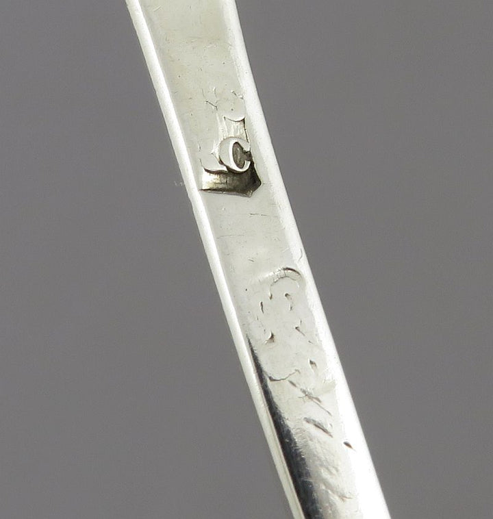 George III Silver Mote Spoon - JH Tee Antiques