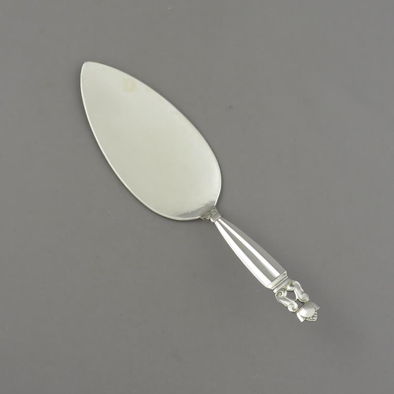 Georg Jensen Acorn Pastry Server - JH Tee Antiques