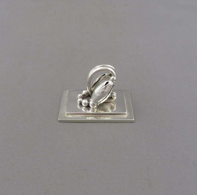 Georg Jensen Blossom Place Card Holders - JH Tee Antiques