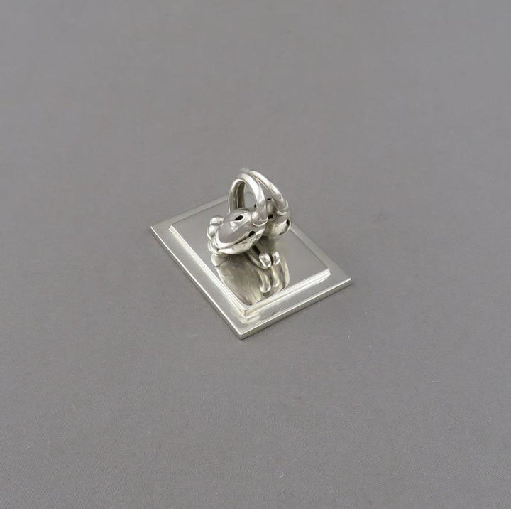 Georg Jensen Blossom Place Card Holders - JH Tee Antiques