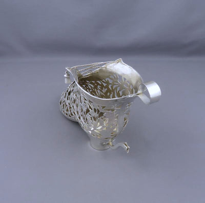 Large German Silver Novelty Riding Boot - JH Tee Antiques