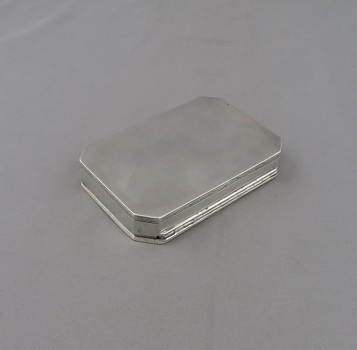 18th Century German Silver Snuff Box - JH Tee Antiques