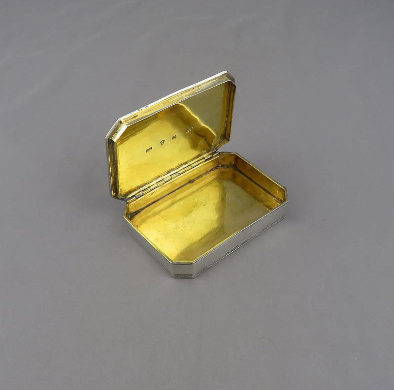 18th Century German Silver Snuff Box - JH Tee Antiques