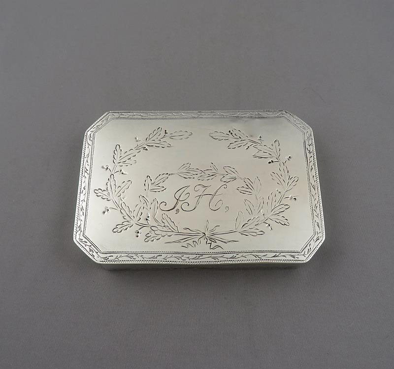 18th Century German Silver Snuff Box - JH Tee Antiques
