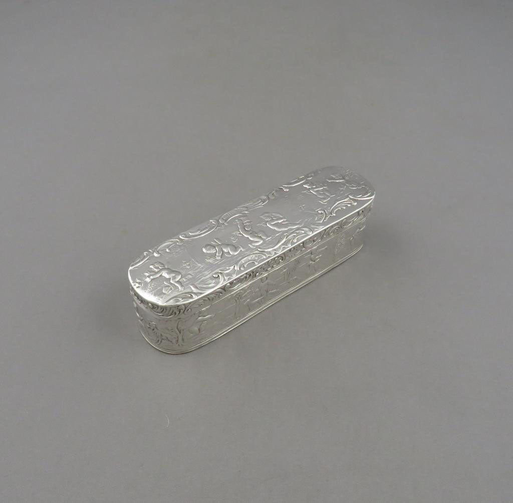 German Sterling Silver Trinket Box - JH Tee Antiques
