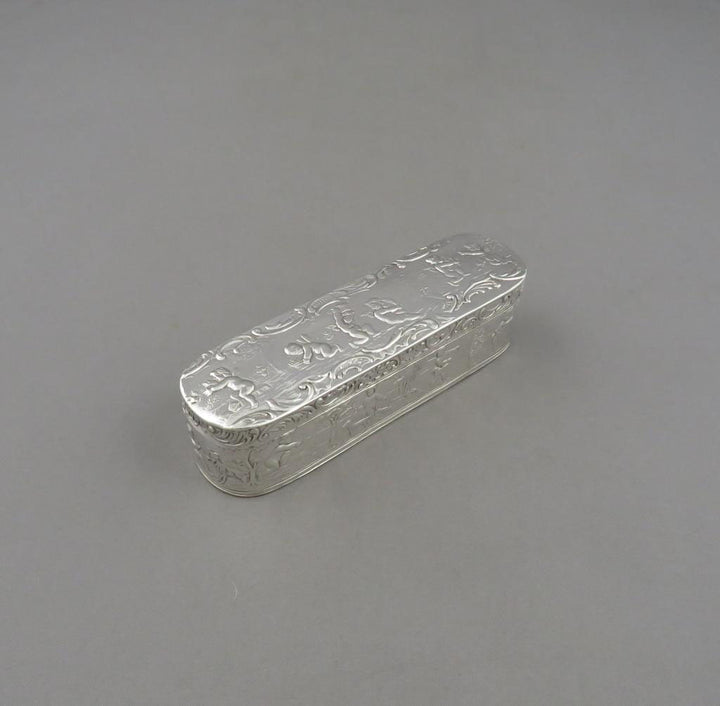 German Sterling Silver Trinket Box - JH Tee Antiques
