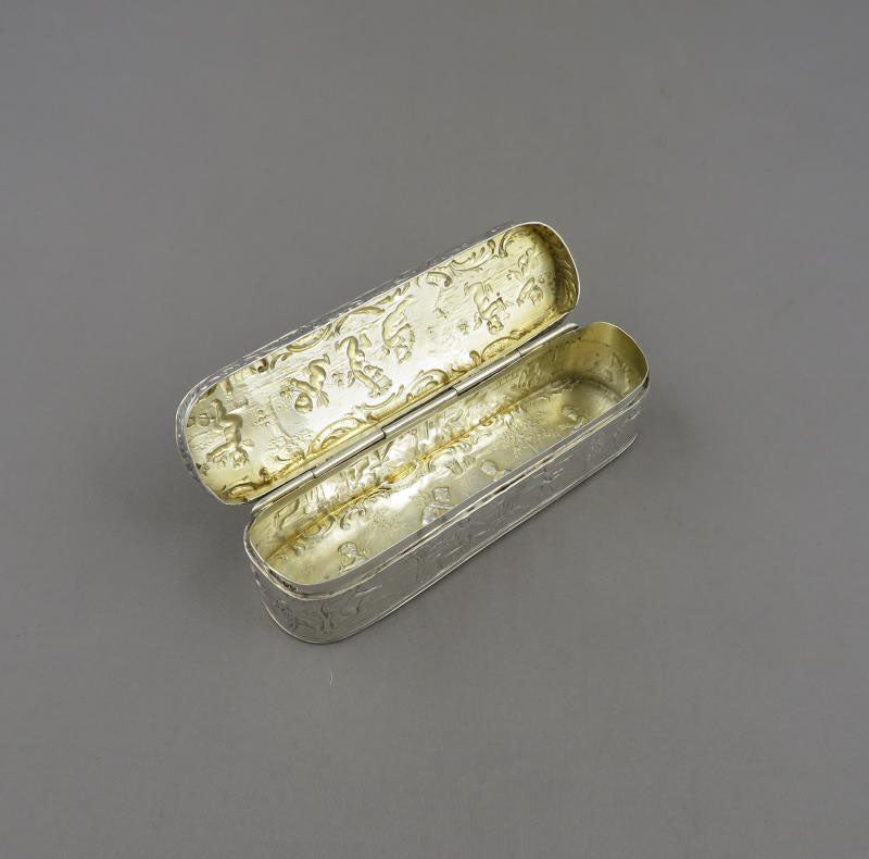 German Sterling Silver Trinket Box