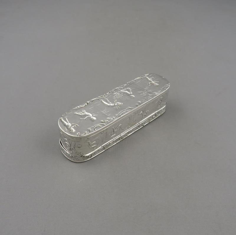 German Sterling Silver Trinket Box - JH Tee Antiques