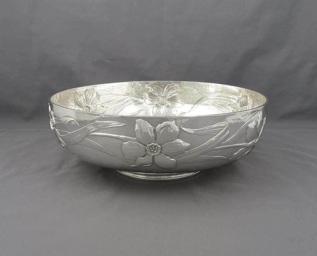 Gilbert Marks Silver Bowl - JH Tee Antiques