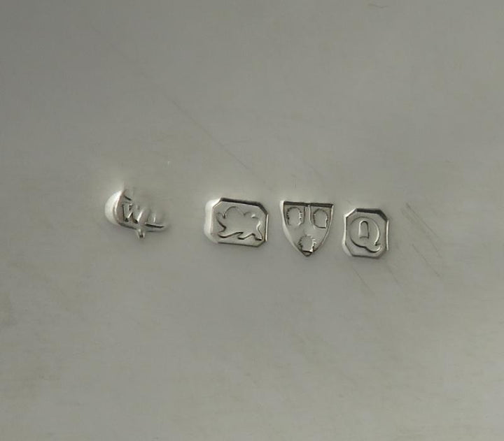 Victorian Heart Shaped Silver Box - JH Tee Antiques