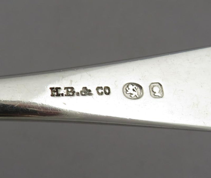 Robert Hendery Silver Tablespoons - JH Tee Antiques