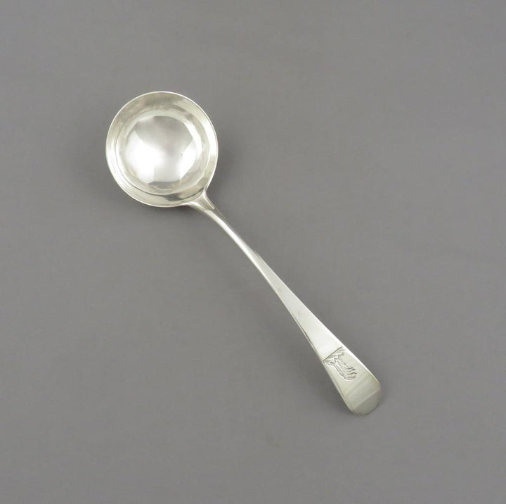 Hester Bateman Silver Gravy Ladle - JH Tee Antiques