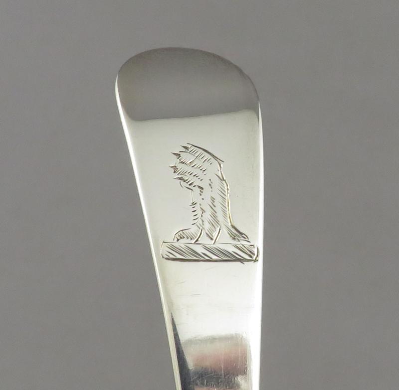 Hester Bateman Silver Gravy Ladle - JH Tee Antiques