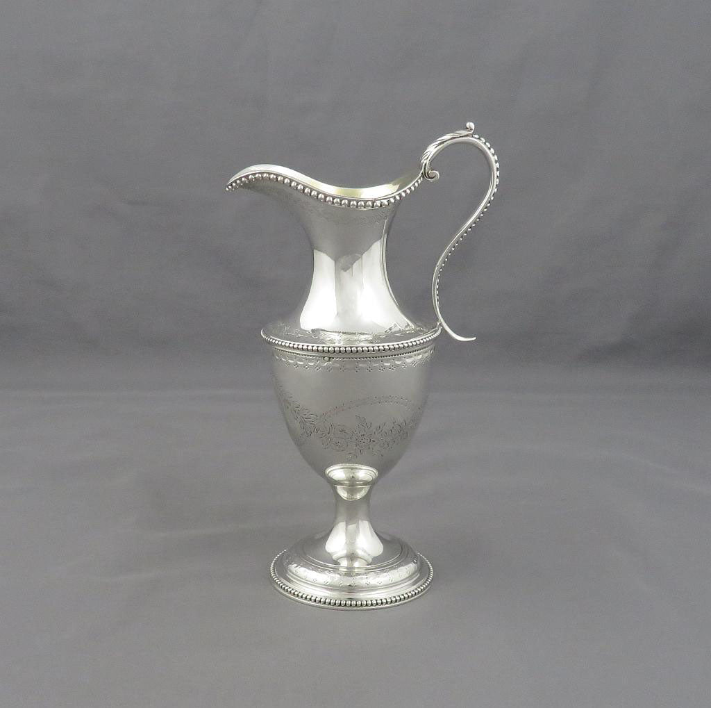Hester Bateman Silver Cream Jug - JH Tee Antiques