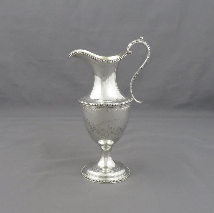 Hester Bateman Silver Cream Jug - JH Tee Antiques