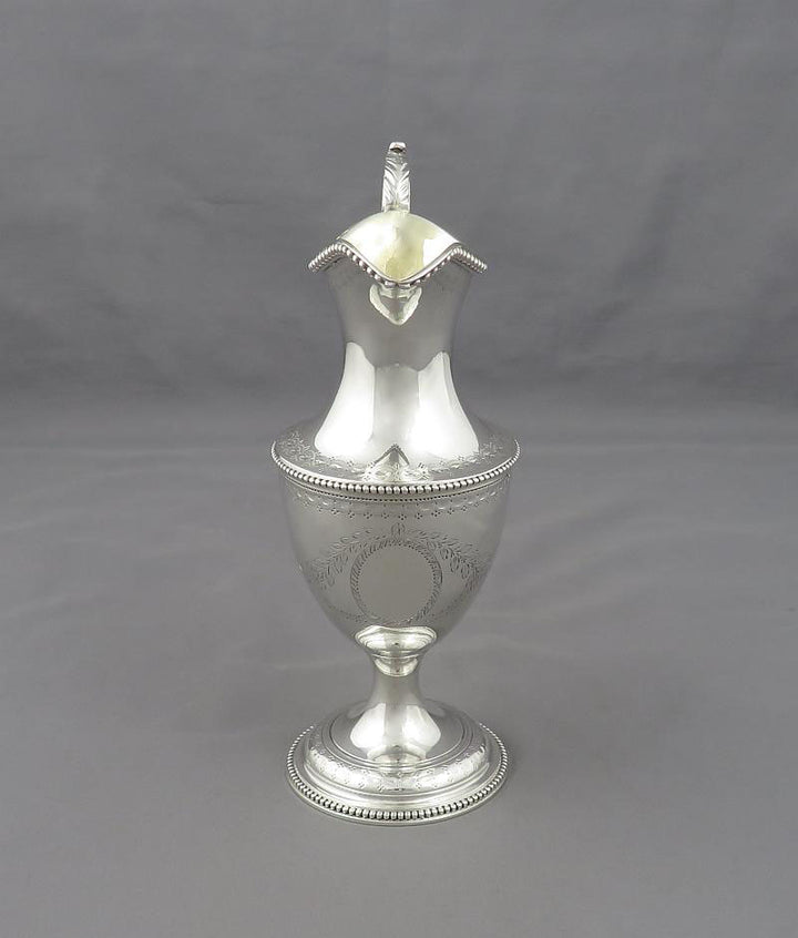 Hester Bateman Silver Cream Jug - JH Tee Antiques