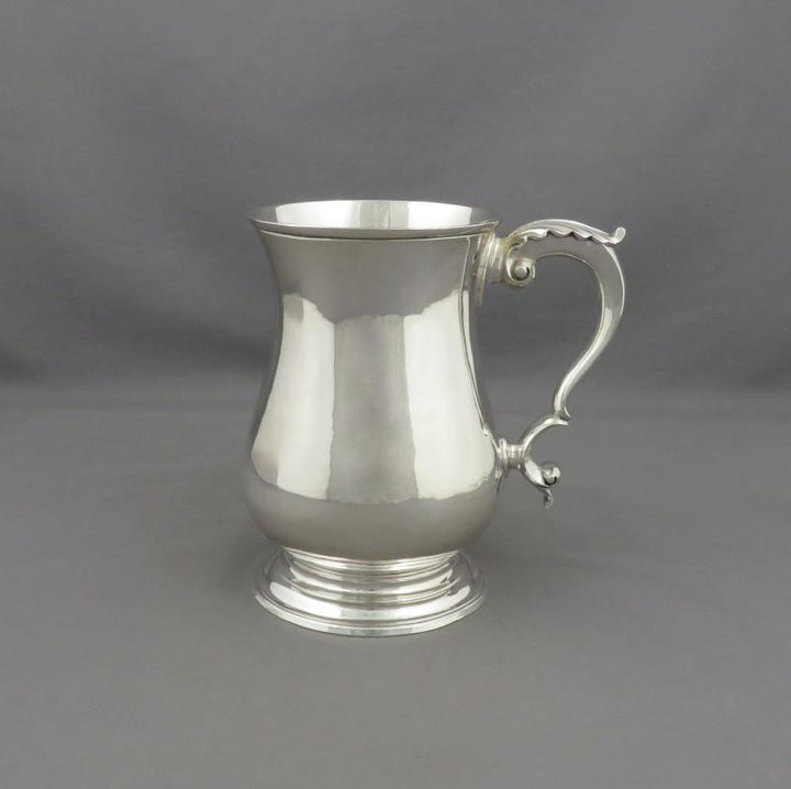Hester Bateman Silver Pint Mug - JH Tee Antiques