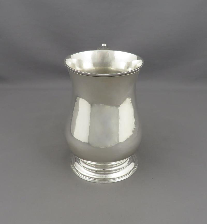 Hester Bateman Silver Pint Mug - JH Tee Antiques