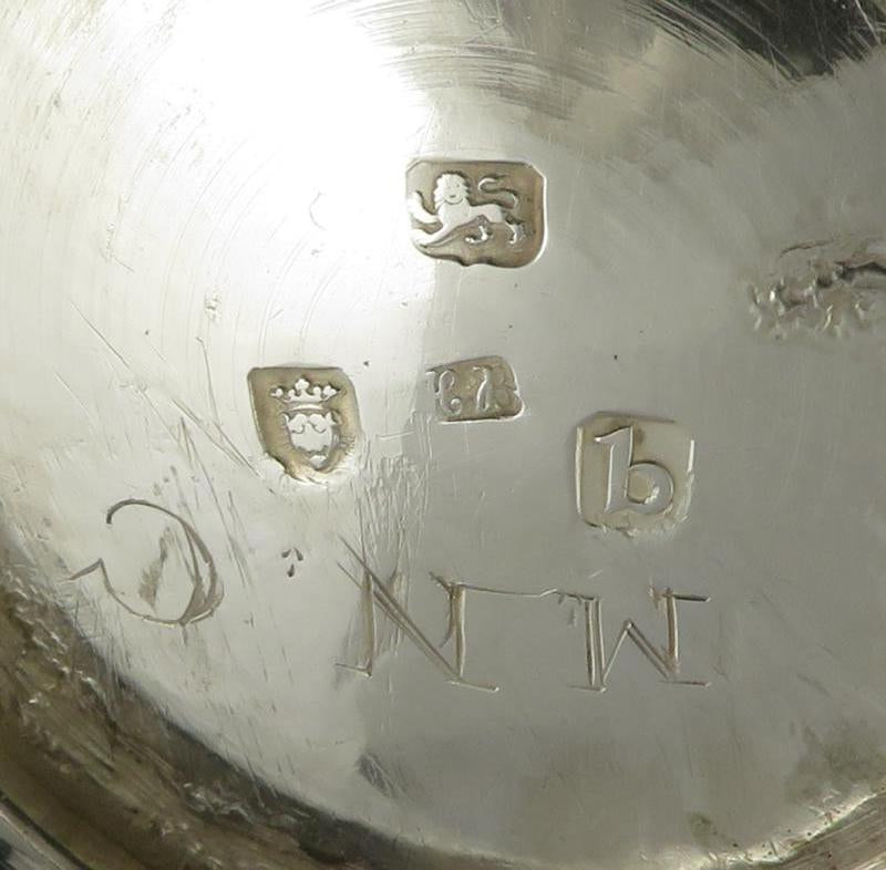 Hester Bateman Silver Pint Mug - JH Tee Antiques