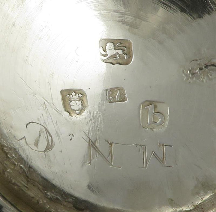 Hester Bateman Silver Pint Mug - JH Tee Antiques